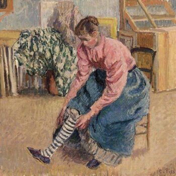 Woman Putting on Her Stockings, 1895