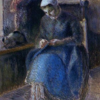 Woman Sewing, 1881