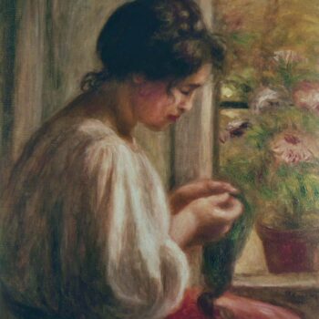 Woman Sewing by the Window, 1908