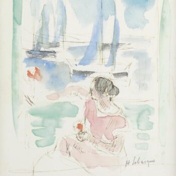 Woman Sitting in front of a Window