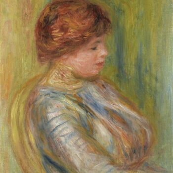 Woman Sitting in the Armchair