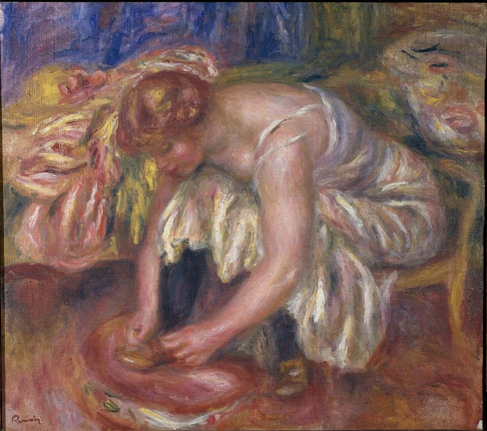 Woman Tying Her Shoe, 1918