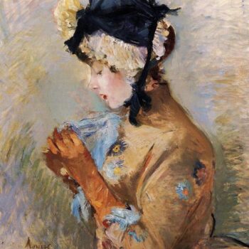 Woman Wearing Gloves (also known as The Parisian) - 1885