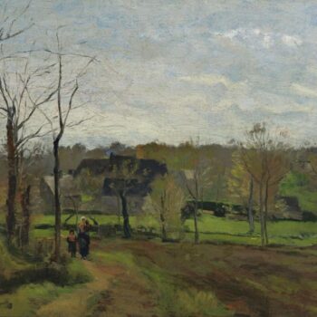 Woman and Child on the Way, Winter, 1869-70