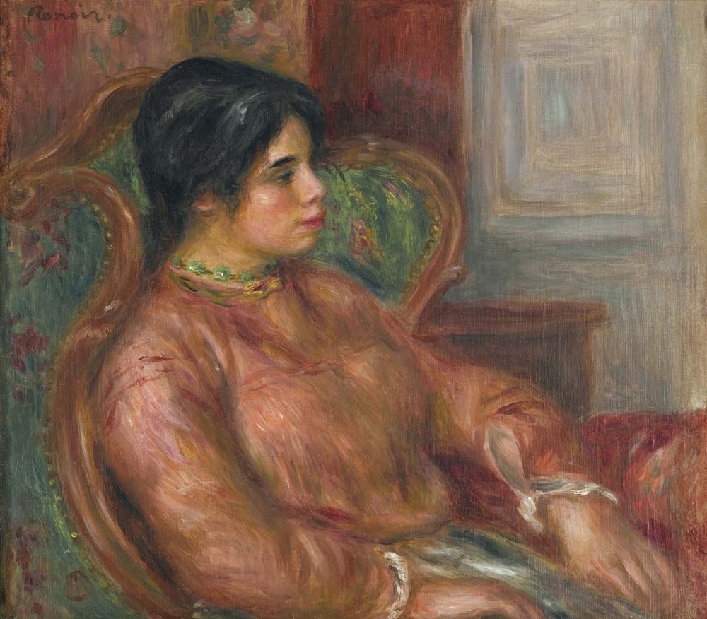 Woman at Green Armchair, 1900