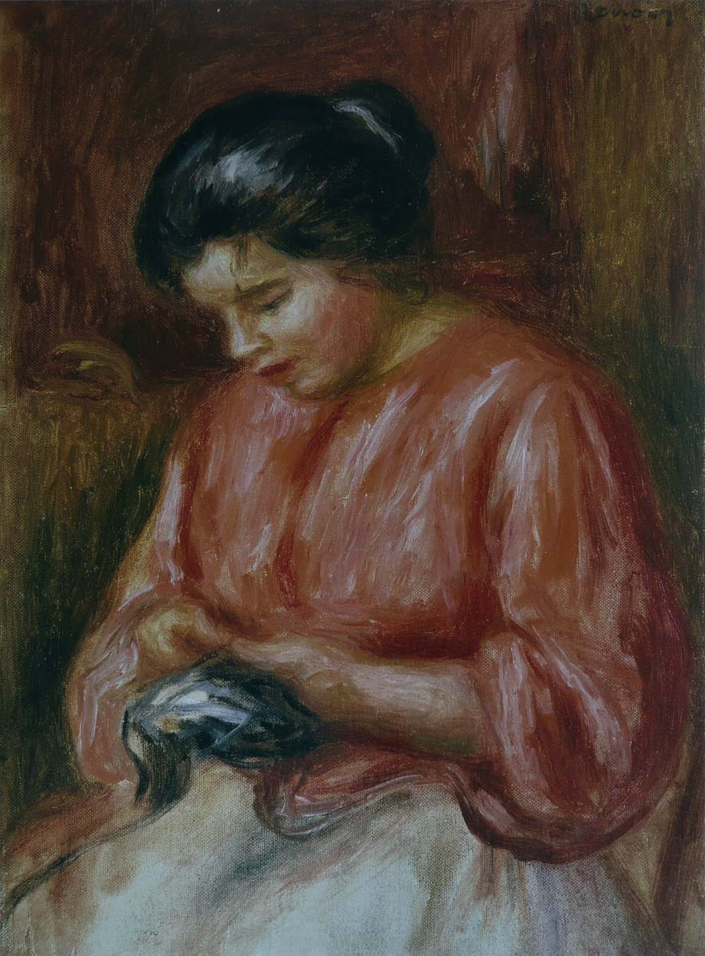 Woman in Red, 1909
