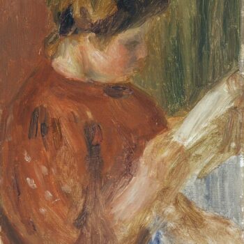 Woman in Red Reading, 1895