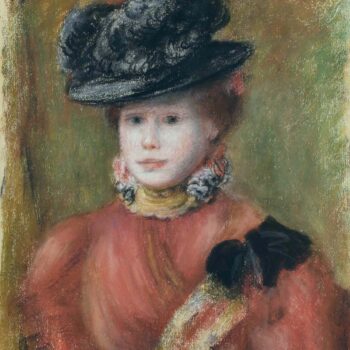 Woman in a Red Corsage and a Black Hat, 1894