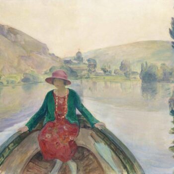 Woman in the Boat at the Seine in Andelys, 1921
