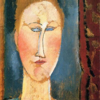 Woman's Head with Red Hair - PC - Painting - oil on canvas