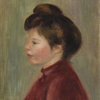 Woman`s Profile, 1900