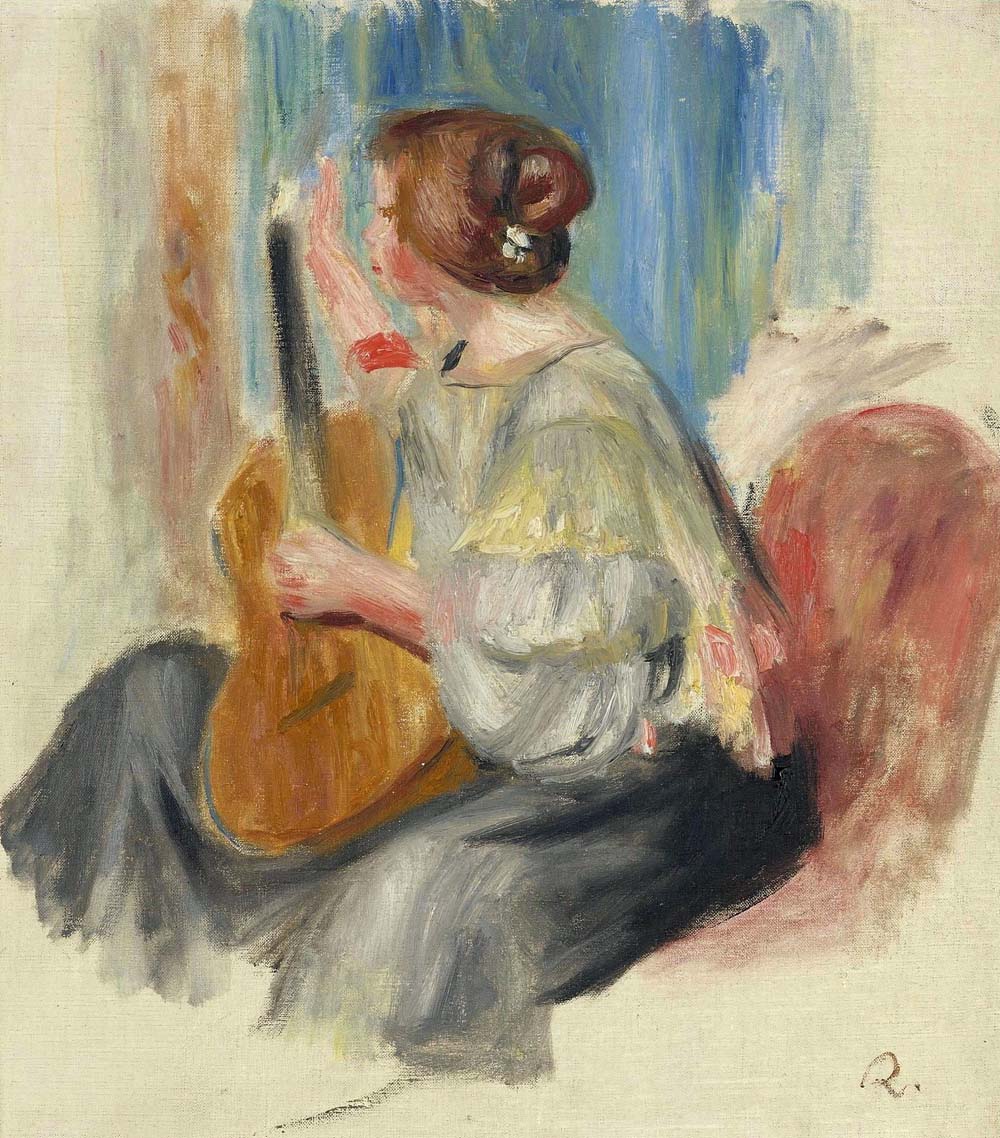 Woman with Guitar, 1895-97