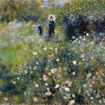 Woman with Parasol in the Garden at Summer, 1875