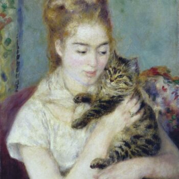 Woman with a Cat, 1875
