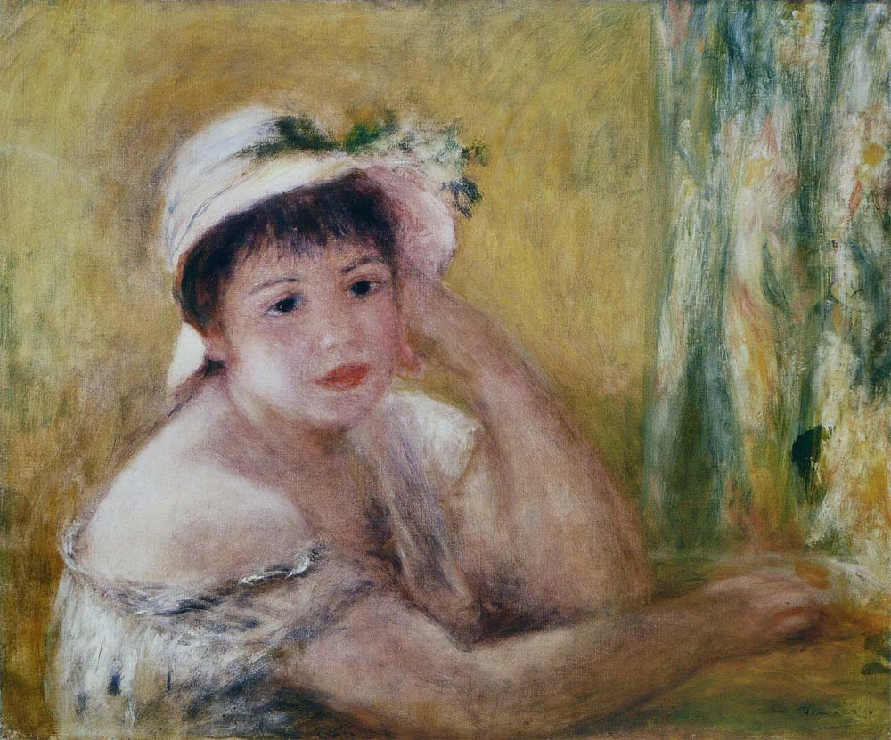 Woman with a Straw Hat, 1880