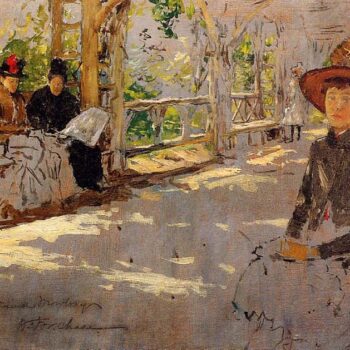 Women under Trellis, 1886