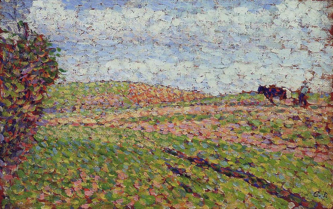 Working at Eragny, 1886