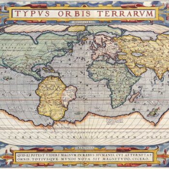 World, Abraham Ortelius 1570