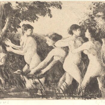 Wrestling Bathers, 1896 02