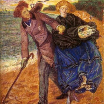 Writing on the Sand, 1859
