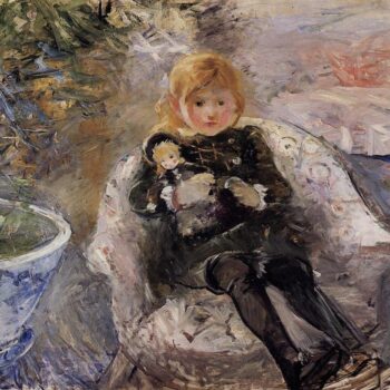 Young Girl with Doll - 1884