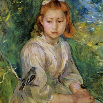 Young Girl with a Bird - 1891