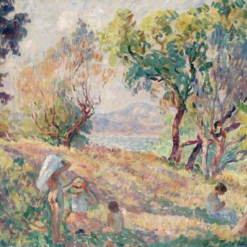 Young Girls, Landscape near St. Tropez, 1906-07