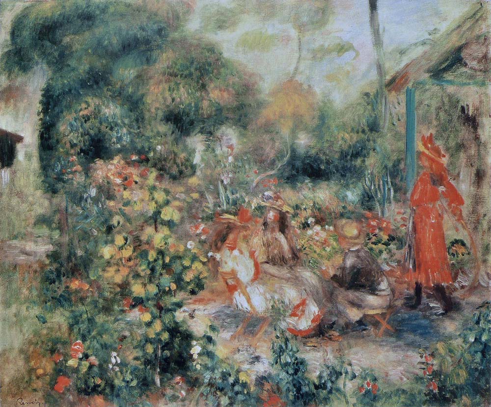 Young Girls in the Garden, 1893-95