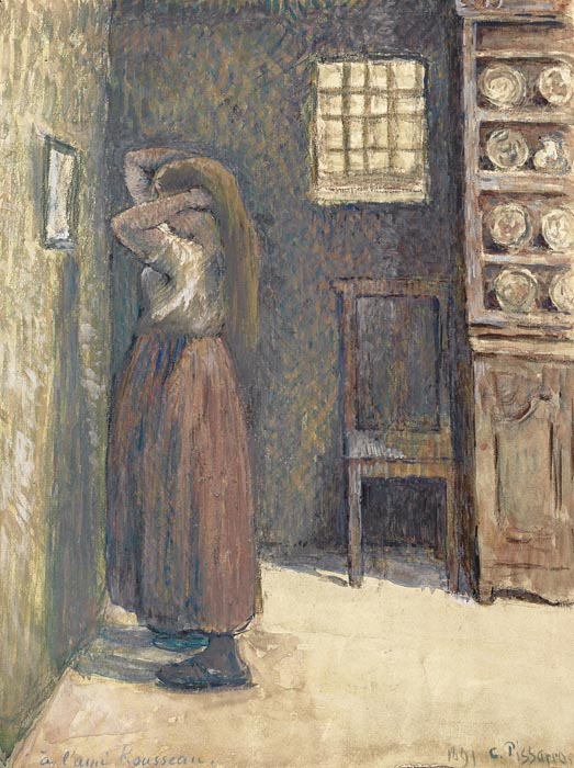 Young Peasant Girl at Her Toilette, 1891