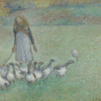 Young Shepherdess of Geese, 1886