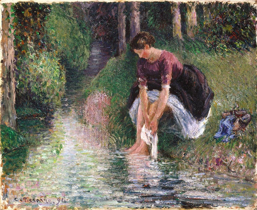 Young Woman Bathing Her Feet, 1894