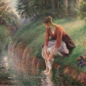 Young Woman Bathing Her Feet, 1895
