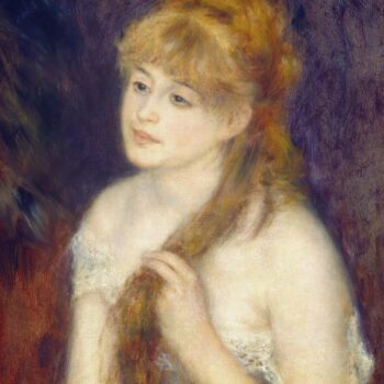 Young Woman Combing Her Hair, 1876