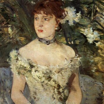 Young Woman Dressed for the Ball - 1879
