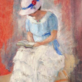 Young Woman Reading 02