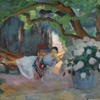 Young Woman at Hammock, 1923