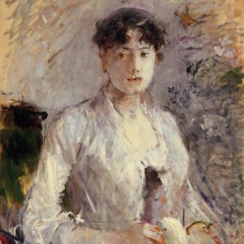 Young Woman in Mauve - 1880