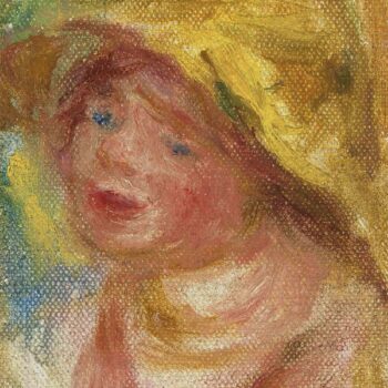 Young Woman in Yellow Hat