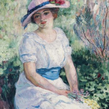 Young Woman with Blue Belt, 1927