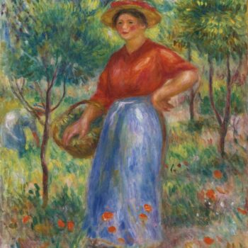 Young Woman with a Basket (Gabrielle in the Garden), 1912
