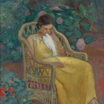 Young Woman with a Dove