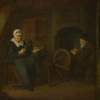 Abraham de Pape - Tobit and Anna
