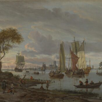 Abraham Storck - A River View