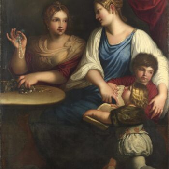After Padovanino - Cornelia and her Sons