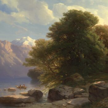 Alexandre Calame - The Lake of Thun