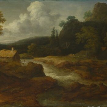 Allart van Everdingen - A Saw-mill by a Torrent