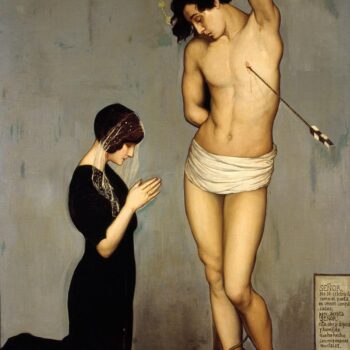 Angel Zarraga - Votive Offering [Saint Sebastian]