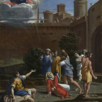 Antonio Carracci - The Martyrdom of Saint Stephen