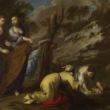 Antonio De Bellis - The Finding of Moses