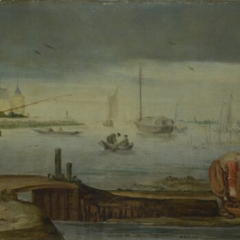 Arent Arentsz. - Fishermen near Muiden Castle